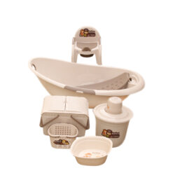 ENSEMBLE BASSINE 8 PIECES - BEIGE