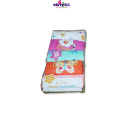 LOT DE 5 BODYS MANCHES COURTES