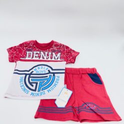 ENSEMBLE SHORT GARCON DENIM