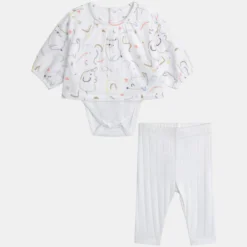Ensemble body 2 en 1 + legging naissance