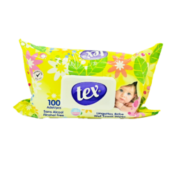 Lingettes bébé TEX x100