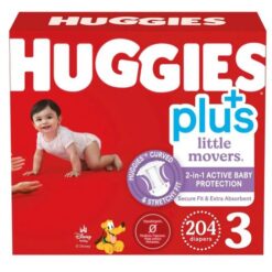 Huggies Taille 3 (7–12 kg) Disney – 204 couches