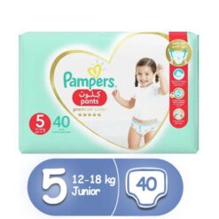 Pampers Premium Care Taille 5 (12–18 kg) – 40 couches-culottes