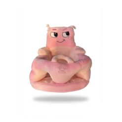 Fauteuil bébé en peluche – siège d'assise avec poignée, 4 coloris