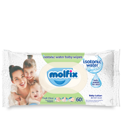 Lingettes Molfix Fresh Clean antibactériennes – paquet de 60
