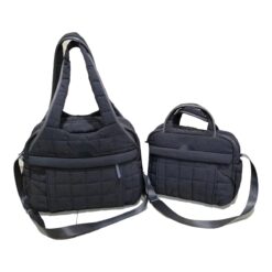 Set de 2 sacs à langer matelassés (grand + petit)